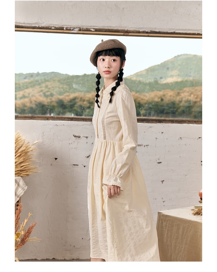 レディースシャツ 懐かしの田園風ワンピース